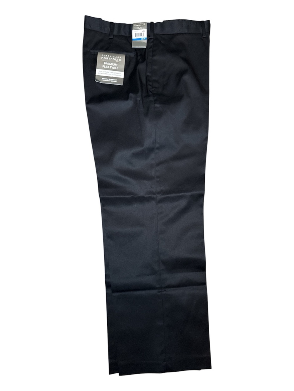 NEW! Perry Ellis Portfolio 38x29 Stretch Dress Pants Black
